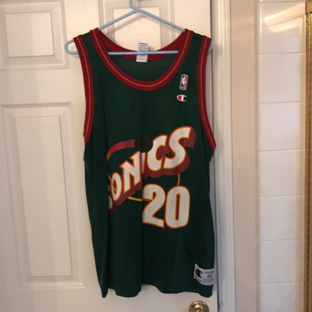 Gary Payton Autograph Jersey